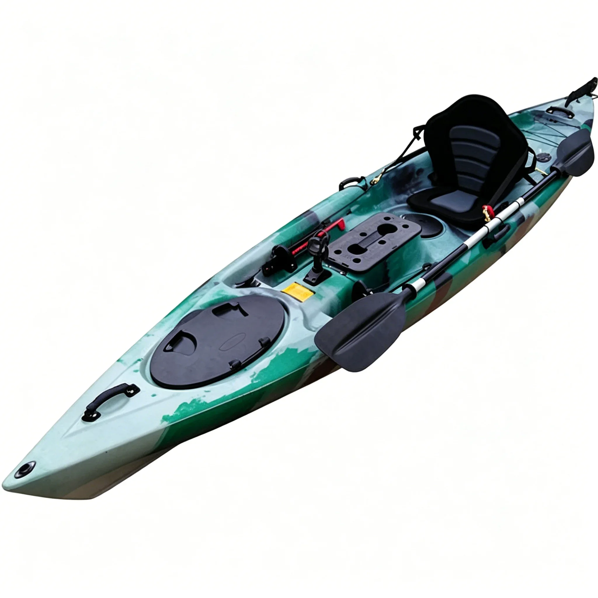 1인용 폴리에틸렌 소재의 페달 구동식 낚시 카약. 낚싯 - Fishing Kayak Rod Holder 리뷰 및 가격